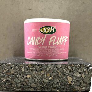 RARE Discontinued LUSH Candy Fluff Dusting Powder w/Iridescent & Golden Sparkles